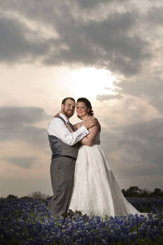 bluebonnet wedding photo