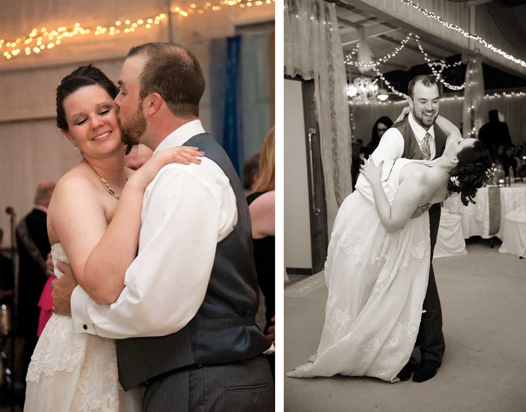 barn wedding dance