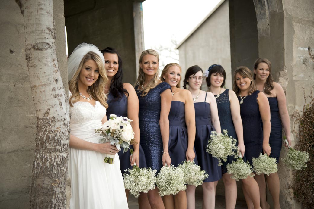 olde dobbin station 10 bridesmaids dress colors